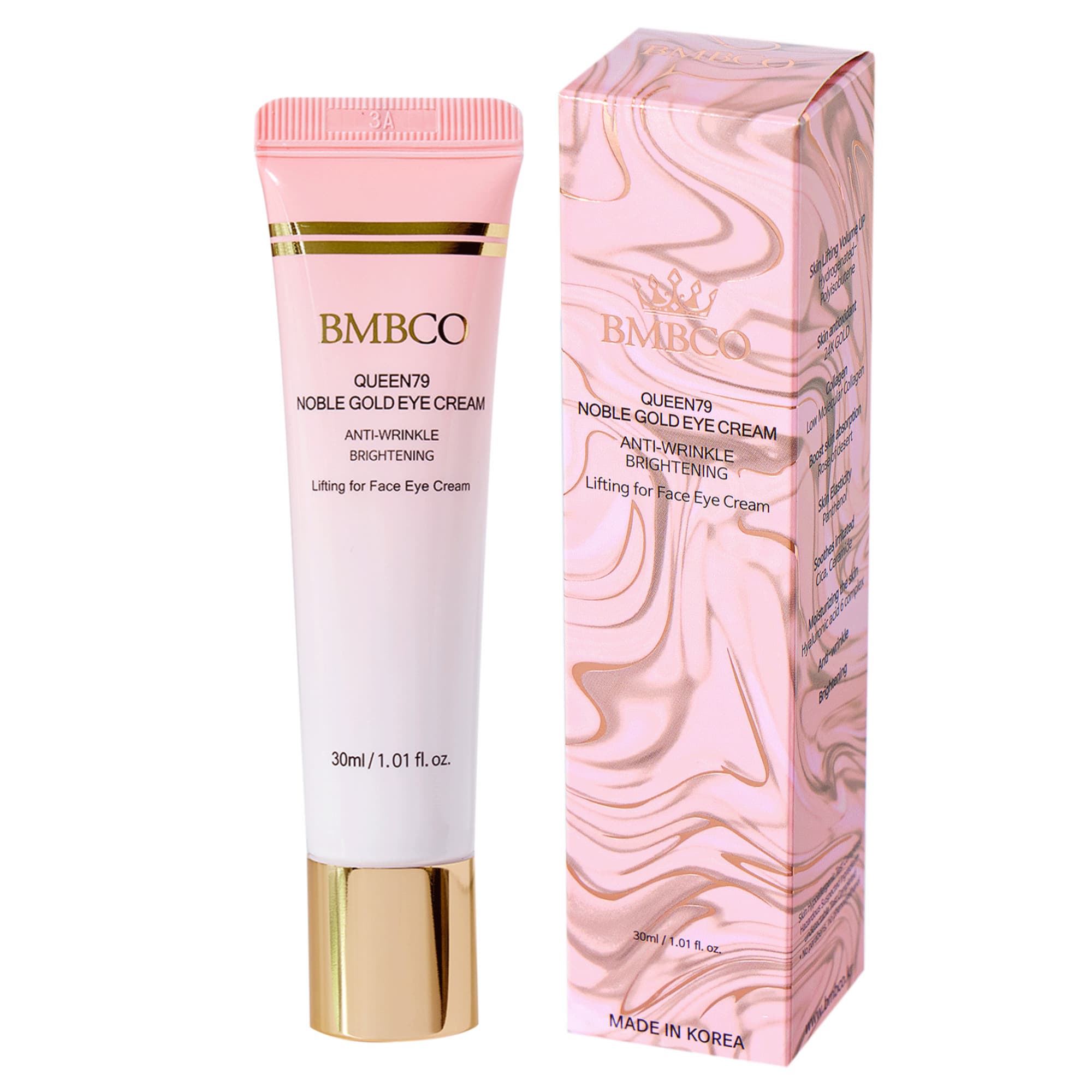 _BMBCO_ 24K Gold Collagen Eye Cream K_Beauty Firming _ Brightening Under Eye Care